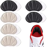 BDEPSTR 6 Paires Coussinets, Protection Chaussure Homme Et Femme, Anti- Ampoules, Protege Talon Chaussure, Antidérapant, Pour L'arrière Du Talon Trop Grande