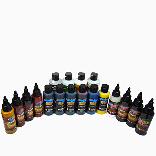 Auto-Air Color Createx Quicksilver Chrome - candy2o Box Set-4997-02