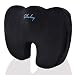 Orthopedic Memory Foam Coccyx Seat Cushion Tailbone Pain, Sciatica Back Pain Relief - Office Chair Wheelchair Car Seat Cushion - Black