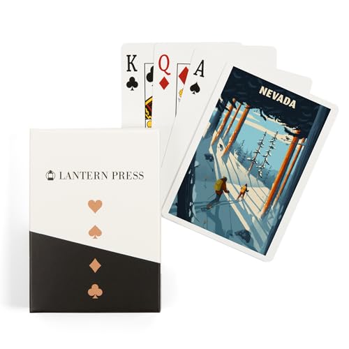 Baraja de 52 cartas Póker para adultos Lantern Press