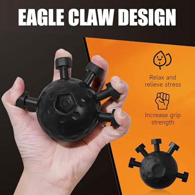 Adjustable Finger Grip Strengthener - Ergonomic Hand Gripper with Silicone Grip for Strength, Dexterity & Recovery (Athletes, Guitarists, Rehabilitation)