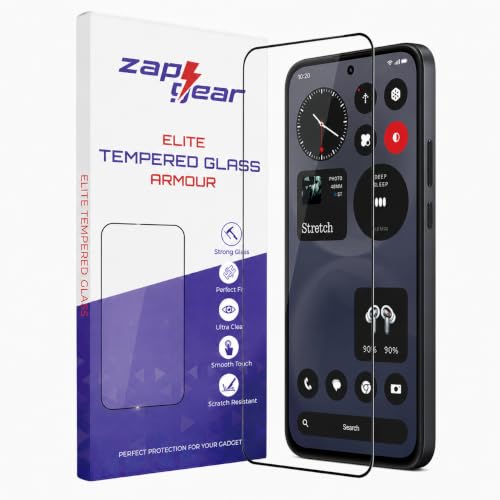 Image of Tempered Glass for Nothing Phone (4b) CMF Phone 2 Pro and Nothing Phone 3A Lite (6.77 Inch) | 9H Hardness Screen Guard | Bubble-Free Installation | Anti-Fingerprint | Smooth Touch | Case Friendly
