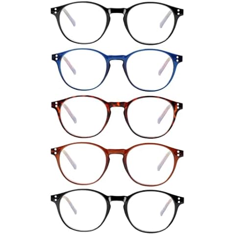 Kerecsen 5 Pack Blue Light Blocking Reading Glasses Cover