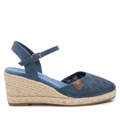 REFRESH - Alpargatas Mujer Navy - Calzado Cómodo y Versátil - Moda casual - Modelo 17263906 (Talla 39)