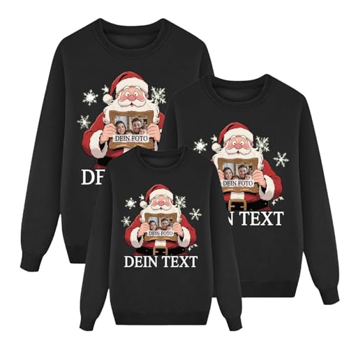 Lustige Weihnachtspullover Familie 29 Ugly Christmas Sweater, Personalisierte Weihnachtspullover Familie Set...