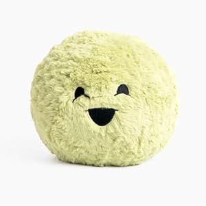 The Hug Ball – Green (Oh Yeah!/ Oh No!) – 3 lb Weighted Ball for Sensory Play Soft Plush with Fun Faces for Emotional Regulation, Social Emotional Learning, Relaxation, Comfort, Education Ages 2+