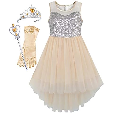 Beige Hi-Low Magic Wand Princess Dress Cover