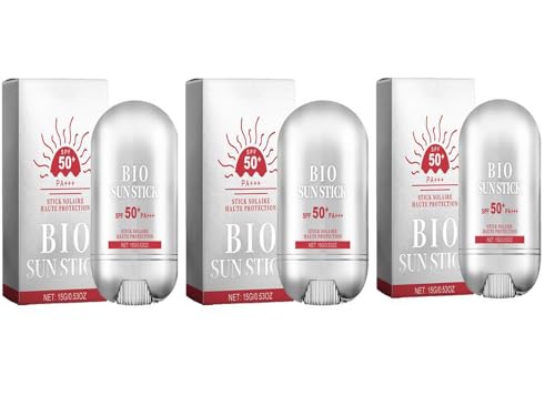 Bio Sun Stick für Gesicht und Körper, Peptide 9 Bio Sun Stick Spf50, Wasserbeständiger Sonnenstift mit starkem UV-Schutz, erfrischender, feuchtigkeitsspendend für alle Hauttypen