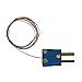Chemglass CG-3212-03 Series CG-3212 Thin Wire Thermocouple, PTFE Coated, Type T, 36" Length, Blue