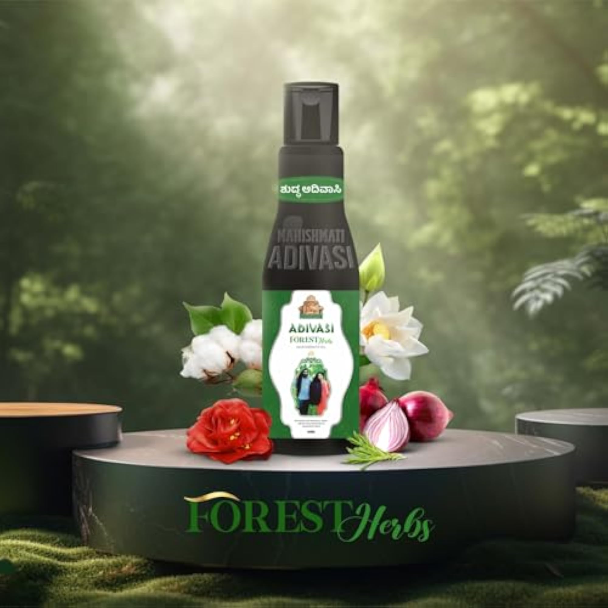 Mahishmati Original Adivasi Forest Herbs Hair Growth Oil, 100ml