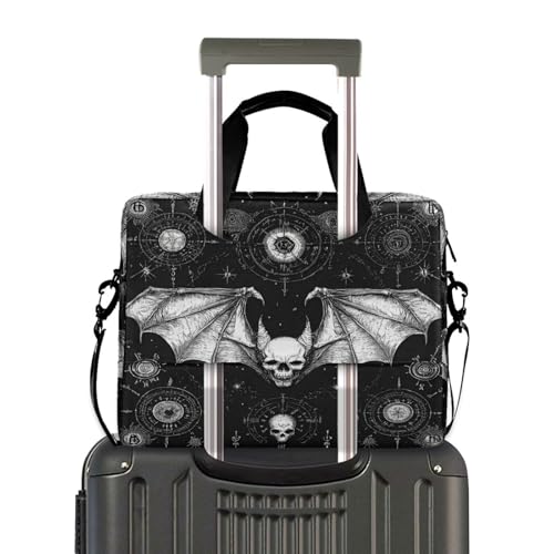 Bolsa para laptop cruzada portátil 15.6 pulgadas negra miniatura 4