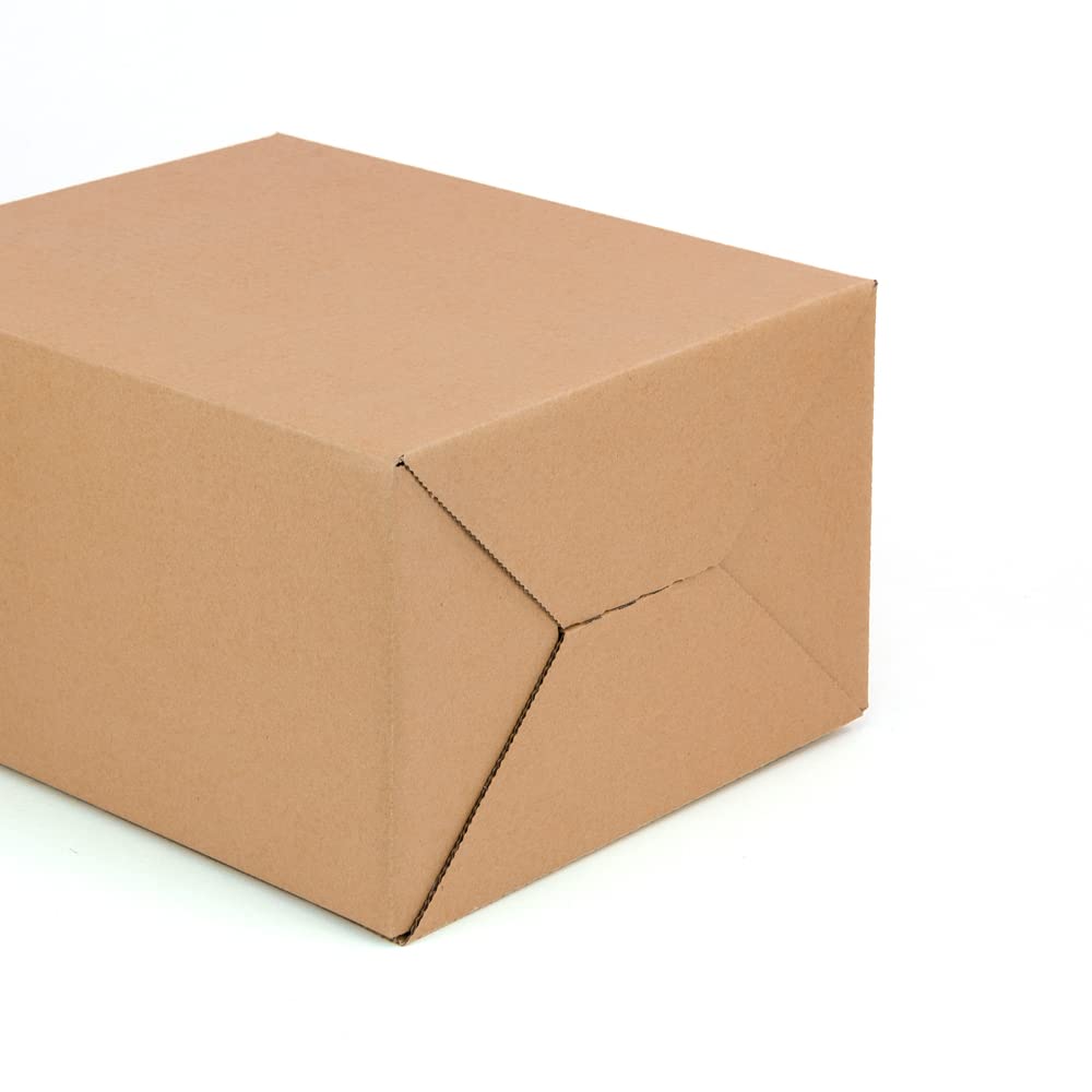 Lot de 10 boîtes en carton pour 6 bouteilles de vin Champagne Liqueur avec ruche séparatrice intégrée en carton ondulé. Convient pour emballer des boîtes de 6 bouteilles.
