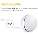 YOFUN Smart Interactive Cat Toy - Upgraded 360 Degree Self Rotating Ball, USB Rechargeable Wicked Ball, Build-in Spinning Led Light, Stiulate Hunting Instinct for Your Kitty (White)