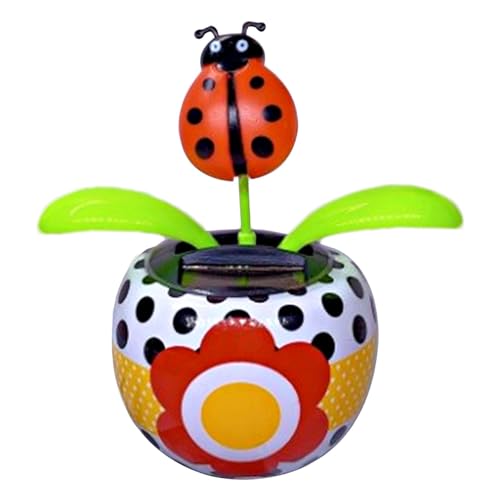 figuras de energía solar macetas coloridas decoración del tablero de instrumentos del coche figuras de escritorio macetas de flores danzantes decoración de coche solar bonitas flores solares