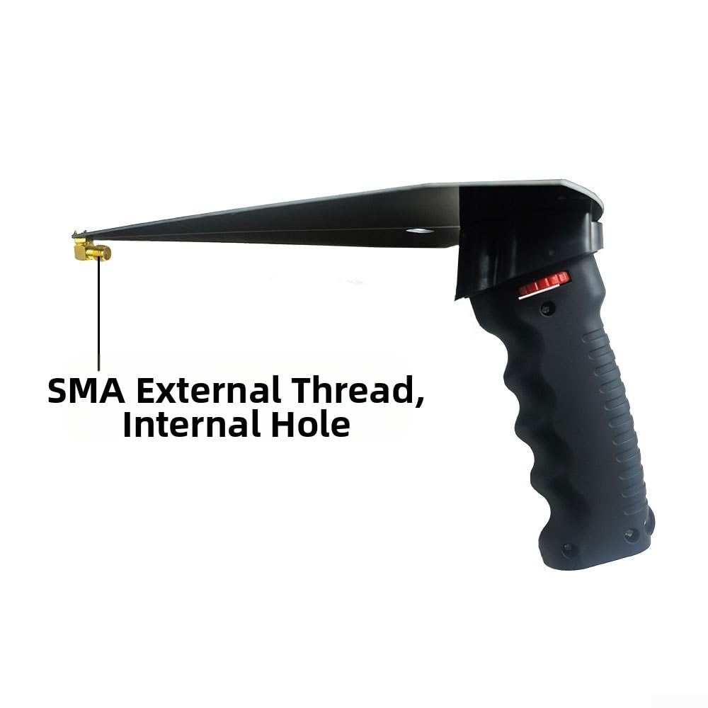 Log Antenna periodica 50MHz-6GHz ad alto guadagno 7dBi per SMA direzionale Wideband per test 4G 5G UK (maniglia dell'antenna)