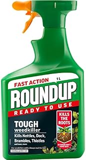 Roundup 117831 Tough Weedkiller, Ready to Use, Spray, 1 Litre