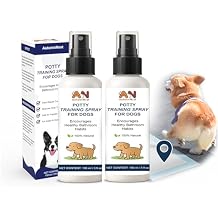 2 packs Potty Training Spray for Dogs Puppies & Adults Dog Potty Spray - Dog Pee Here Spray for Dogs, Helps Guide Dog to Pee Pads or Designated Areas Safe Attractant for Indoor & Outdoor Use