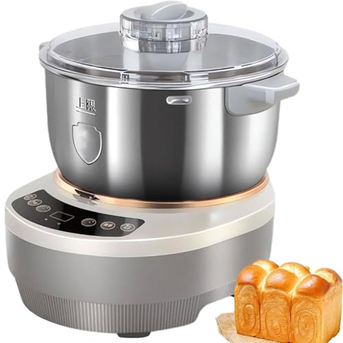 Teigmixer aus Edelstahl mit Fermentationsfunktion, ideal für professionelles Backen und hausgemachte Teigzubereitung