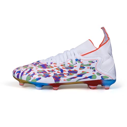 Image of Anza Pizo Multi Colour High Ankle Football Boot for Men&Women - Super Light Weight and Durable Stud
