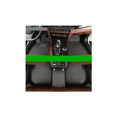 MCGFSDO MG ZS対応カスタムカーフロアマット オートカーペット フットカーゴアクセサリー(BLACK BEIGE,ZS SUV)