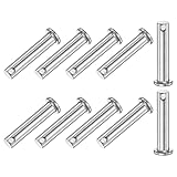 [Avantage] - Il y a un trou à l'extrémité du mandrin, par lequel vous pouvez passer une goupille fendue pour stabiliser vos accessoires. Le goujon à chape absorbe très bien les contraintes latérales et la tension, assurant un fixage sécurisé