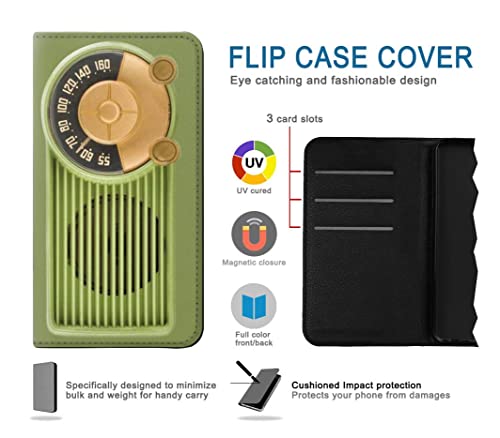 Housse iPhone 15 Plus cuir vert pour le quotidien - 4