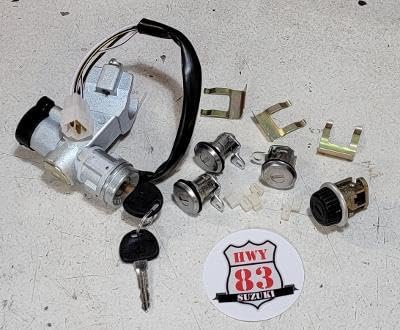 Suzuki Samurai Ignition Switch with Keys and Door Lock Set - 1986-95
