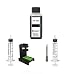 Produktbild Nachfüllset BLACK für HP 302, 302 XL Schwarz Tintenpatronen - 100 ml Refill-Tinte black, mit Adapter, Zubehör, Befüll-Anleitung