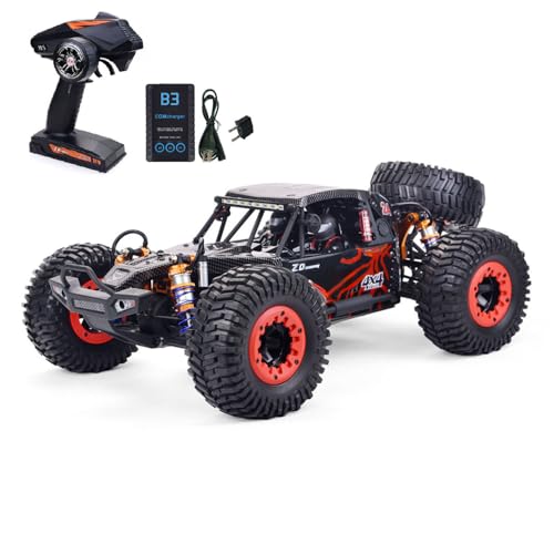 Voiture de course RC 4WD avec amortisseur métal et pneu de secours