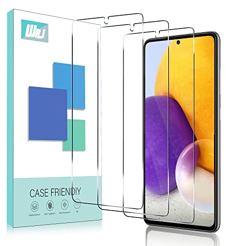 [3-Pack] WRJ for Samsung Galaxy A51/A52/A53 5G/A53 5G UW/A33 5G Screen Protector,HD Anti-Scratch Anti-Fingerprint No-Bubble 9H Hardness Tempered Glass