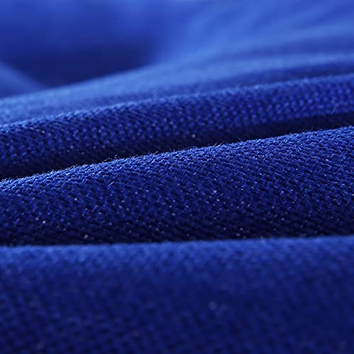 Coussin de lecture triangle bleu avec support de cou réglable pour lit et canapé