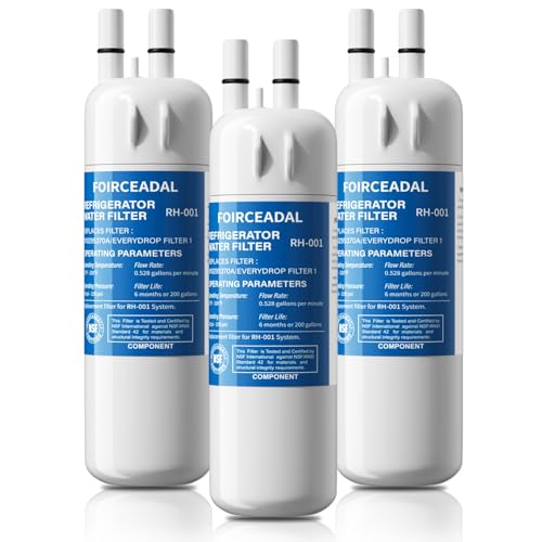 FOIRCEADAL Upgraded W10295370A Water Filter Replacement Compatible with Whirlpool EDR1RXD1 Filter 1 EDR1RXD1B WHR1RXD1 KAD1RXD1 P8RFWB2L P4RFWB WD-F38 46-9081 46-9930 3 Pack