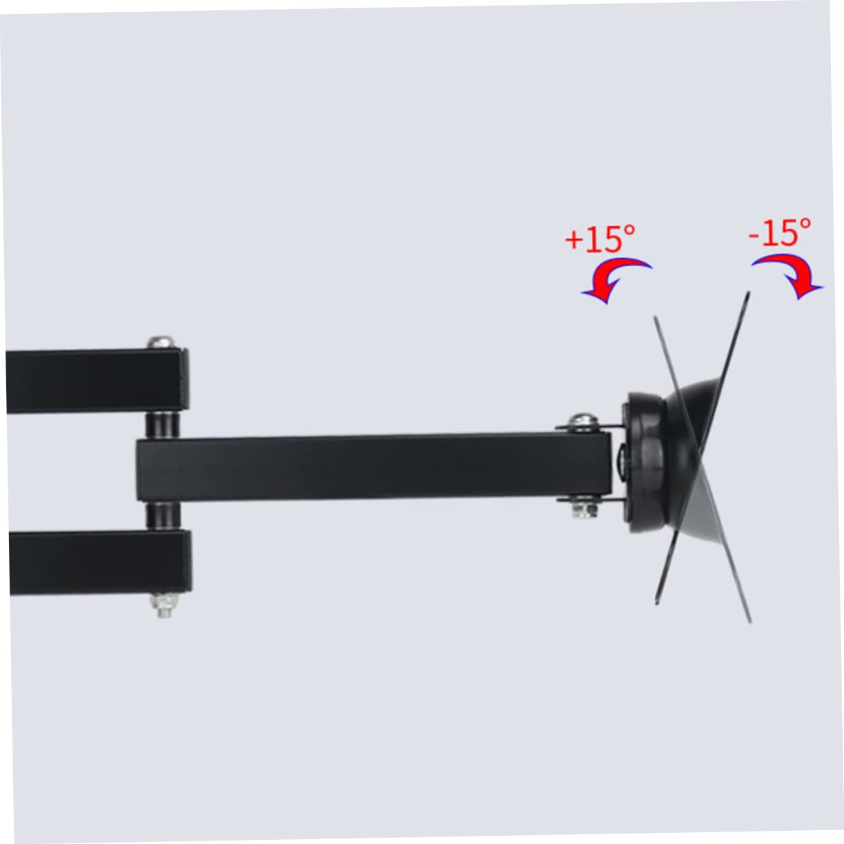 Supporto Tv da Parete per Lcd Monitor 10-27 Pollici in Ferro | Portata 7kg, Design Nero, Gestione Cavi Integrata, per Spazi Pubblici e Commerciali