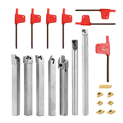 Herramientas de Torneado en Madera con Inserto de Carburo 21 Piezas miniatura 1