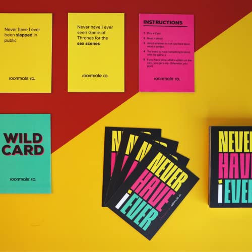 Image of Roommate Company Card Game Combos -The Ultimate Party Game for Game Night, Bachelorette, College, Birthdays, & More (Never Have I Ever)