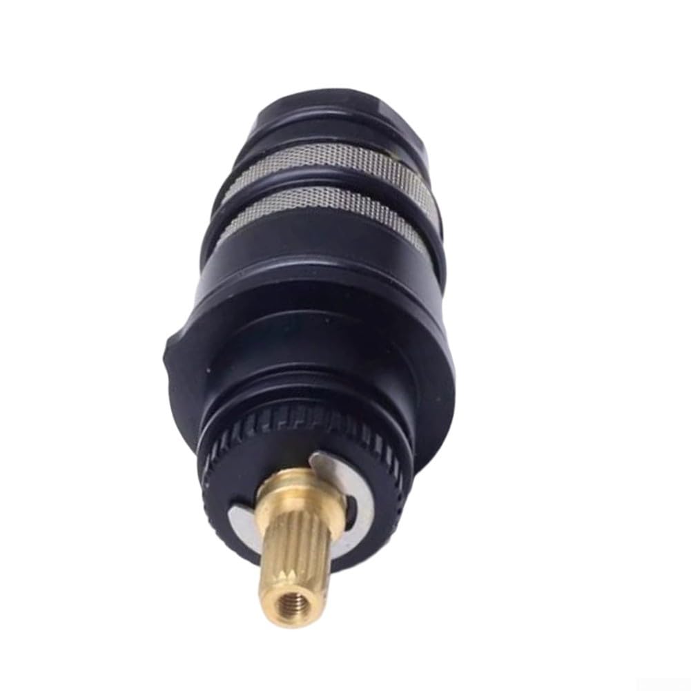 Cartucho termostático de repuesto para válvulas de grifo de ducha, control de temperatura de precisión, material de latón, 3.5 x 1.26 pulgadas, compatible con 94282000 y