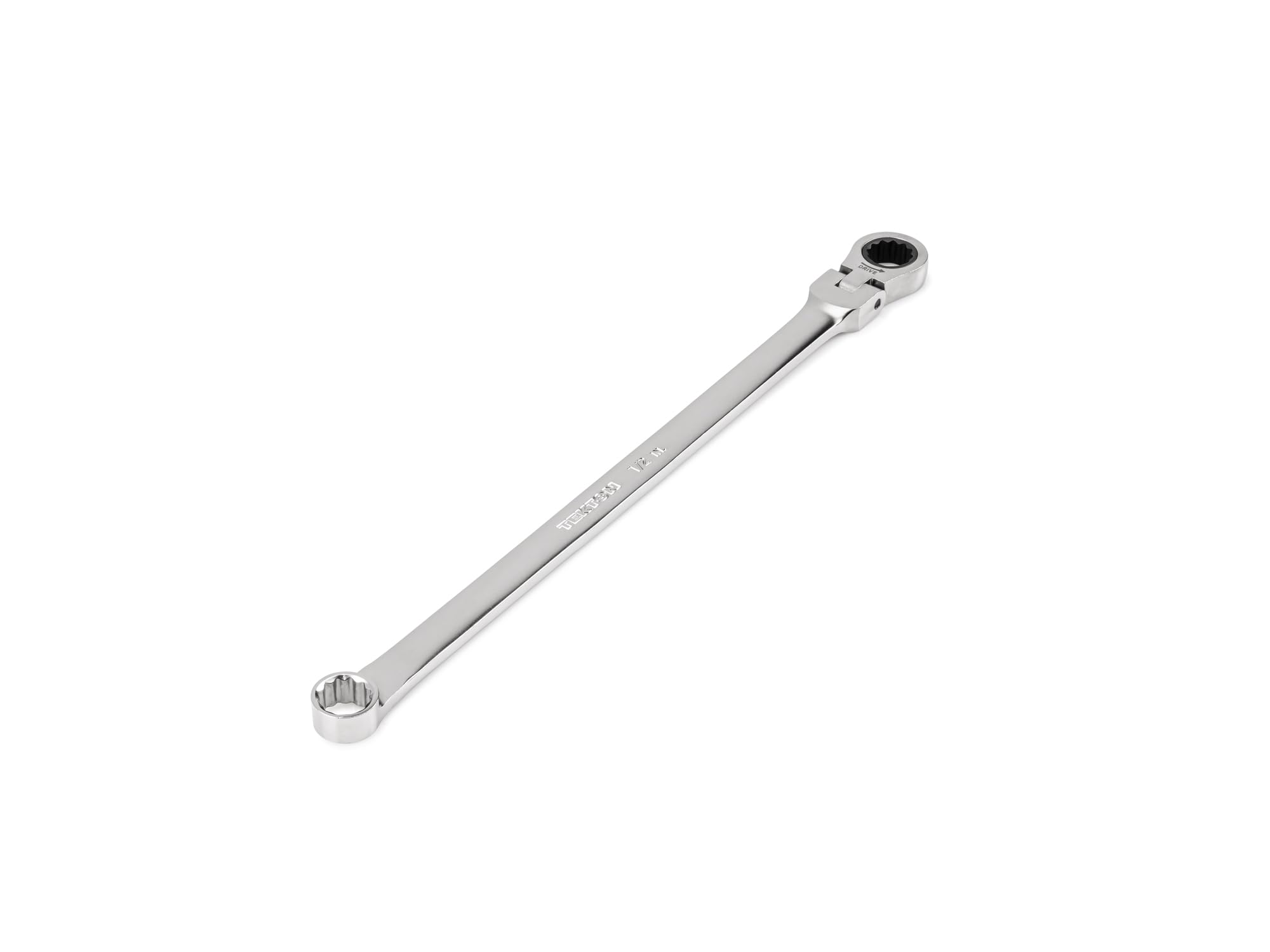 TEKTON 1/2 Inch Long Fixed/Flex Head Ratcheting Box End Wrench