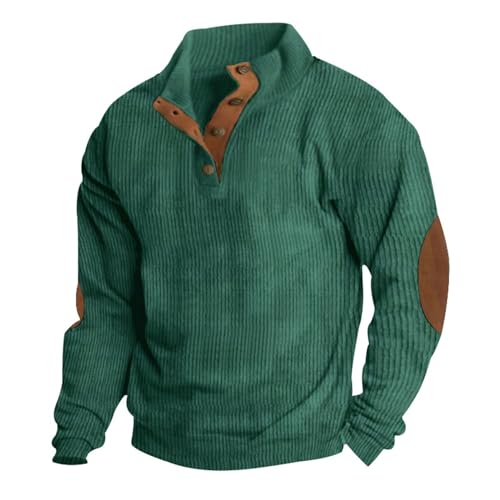 Men's Henley Pullover Sweatshirts