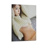 篠崎愛 Ai Shinozak ポスター 壁掛けキャンバスアート｜モダンアート 寝室・リビング・学生寮用｜フレームあり・なし選択可能,あらゆる場所にフィットする複数のサイズをご用意.