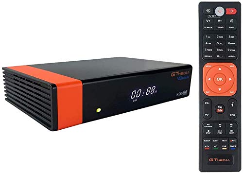 GT Media V8 Nova DVB-S2 Decodificador Satélite Receptor de TV Digital con Wi-Fi Incorporado / SCART / 1080P Full HD / FTA Soporte CC CAM, PVR Ready, Newcam, Youtube, PowerVu Dre Biss Clave por Aoxun