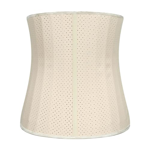 Women Latex Waist Trainer for Weight Loss 25 Spiral Steel Boned Underbust Corsets Bustiers Workout Body Shaper3