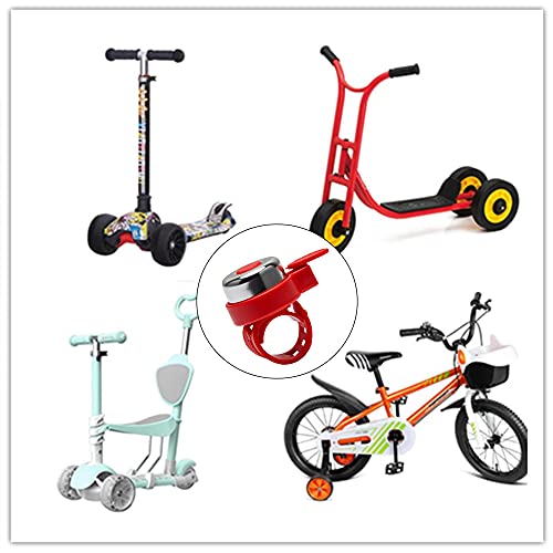2 Pcs Kids Bicycle Bells Aluminum Bike Bells Mini E-Bells Adjustable Bicycle Bells For Kid's Bike City Bike Mountain Bike #TOP7