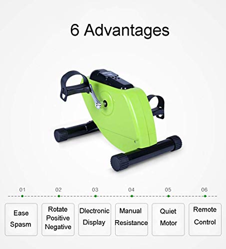 Mini bicicleta motorizada con control remoto para ejercicios miniatura 6