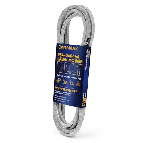 Image of 954-04044A 754-04044 Mower Deck Belt - Compatible with MTD Cub Cadet RZT50 ZT50 ZT5000 ZYT22 Craftsman ZTL7000 Troy Bilt Mustang 50 Zero Turn Mowers | Aramid Cord | 1 /2 inch x 134 inch