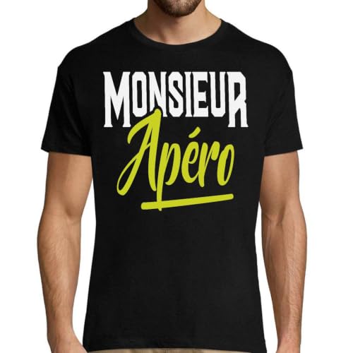 T-Shirt Homme Alcool 5 imprimé en France en coton bio