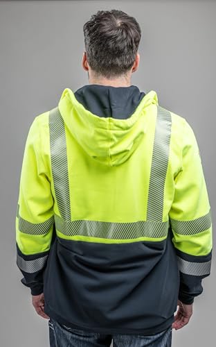 DRIFIRE Fr Hybrid Hi-vis Class 3, Flame Resistant Sweatshirt, Cat 2 Arc Rating4