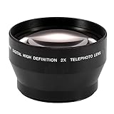 SEREE 37MM 2X Professional Teleconverter Lens For Photo/Camcorder (LS-T1)