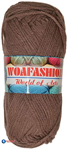 Image of Pastel Color Acrylic Hand Knitting Yarn (Sangria) (200gms)