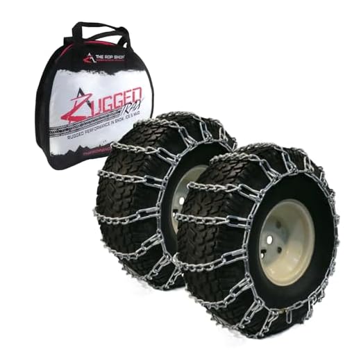 Tire Chains for Garden Tractors and Snowblowers