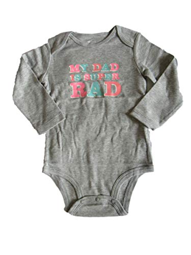 Bodysuit Carter's 18 mois My Dad is Super Rad en coton doux pour bébé fille